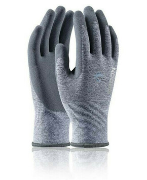 Natopljene rukavice ARDON®NATURE TOUCH 07/S - s prodajnom etiketom - sive | A8080/07-SPE