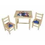 AtmoWood Drveni dječji stolić sa stolicama - Ledeno kraljevstvo
