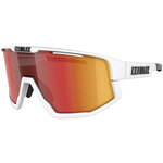 Bliz Fusion 52105-00 Matt White/Smoke w Red Multi plus Spare Jawbone Black Biciklističke naočale