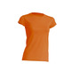 Ženska t-shirt majica kratki rukav r-neck narančasta, vel: XXL