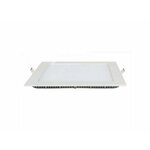 LED panel 18 W, kvadratni, ugradna montaža, 4000 K (neutralno bijela boja svjetla), 1300 lm, Ra> 80, 20.000 h, promjer svjetiljke: 220 mm, promjer otvora za montažu: 200-210 mm, 165-265 V~ 50-60 Hz