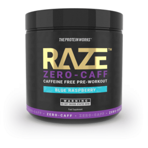 The Protein Works Pre-workout stimulans Raze Zero-Caff 360 g plava malina