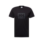 Pamučna majica Helly Hansen boja: crna, s tiskom - crna. Majica kratkih rukava iz kolekcije Helly Hansen. Model izrađen od tanke, elastične pletenine.