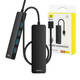 4u1 Hub Baseus UltraJoy Lite USB-A na USB 3.0 50cm (crni)