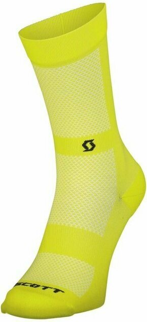 Scott Performance No Shortcuts Crew Socks Sulphur Yellow/Black 39-41 Biciklistički čarape