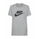 Nike Sportswear Majica 'Futura' siva melange / crna