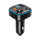 Auto punjač / FM transmiter XO BCC08 USB x2, USB-C, MP3, Bluetooth 5.0 (crni)