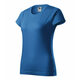 Majica kratkih rukava ženska BASIC 134 - XXL,Azurno plava