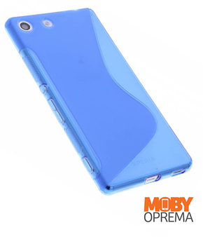Sony Xperia M5 plava silikonska maska