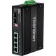 TRENDnet TI-UPG62 6-portni gigabitni prekidač Ultra PoE DIN-šina industrijska TrendNet TI-UPG62 industrijski Ethernet preklopnik 10 / 100 / 1000 MBit/s