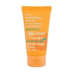 Pupa Sunscreen Anti-Aging Cream vodootporan proizvod za zaštitu lica od sunca 50 ml unisex