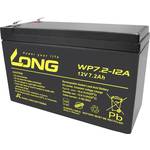 Long WP7.2-12A/F1 WP7.2-12A/F1 olovni akumulator 12 V 7.2 Ah olovno-koprenasti (Š x V x D) 151 x 102 x 65 mm plosnati priključak 4.8 mm vds certifikat, nisko samopražnjenje, bez održavanja