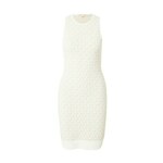 MICHAEL Michael Kors Pletena haljina boja pijeska / bijela