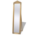 vidaXL Samostojeće Ogledalo Barokni Stil 160x40 cm boja zlata