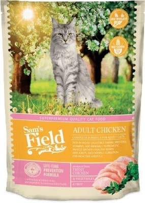 Sam's Field Adult Chicken suha hrana za mačke 7