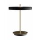 Umage LED stolna lampa Asteria Table - crna. Stolna LED lampa iz kolekcije Umage. Model izrađen od sintetičkog materijala i čelika.