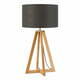 Stolna lampa s tamno sivim sjenilom i Good &amp; Mojo Everest bambusovom konstrukcijom