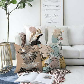 Set od 4 ukrasne jastučnice Minimalist Cushion Covers Autumn