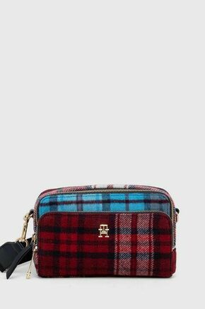 Torbica Tommy Hilfiger Iconic Tommy Camera Bag Check C AW0AW15206 Check Clash 0G0