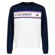 Dječački sportski pulover Le Coq Sportif TRI Crew Sweat N°1 SS23 - bleu nuit/new optical white