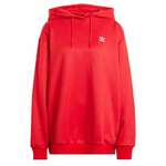 ADIDAS ORIGINALS Sweater majica 'Trefoil' crvena / bijela