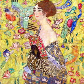 Reprodukcija slike Gustava Klimta - Lady with Fan