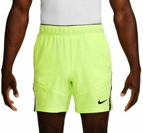 Muške kratke hlače Nike Court Dri-Fit Advantage 7" Tennis Short - light lemon twist/black/black