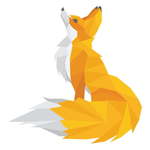 Ambiance naljepnica Origami Foxie