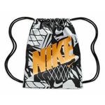 Teniski ruksak Nike Kids' Drawstring Bag - black/white/vivid orange