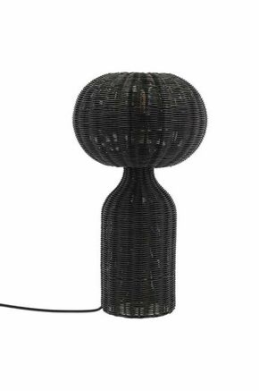 Stolna lampa Villa Collection - crna. Stolna lampa iz kolekcije Villa Collection. Model izrađen od prirodnih materijala.