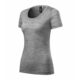 Majica kratkih rukava ženska MERINO RISE 158 - XL,Siva