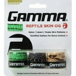 Gripovi Gamma Reptile Skin green/grey/natural 3P