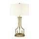 ELSTEAD GN-LEMURIA-TL | Lemuria Elstead stolna svjetiljka 80cm s prekidačem ručno bojano 1x E27 antik zlato, krem
