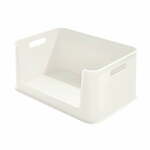 Bijela kutija za pohranu iDesign Eco Open, 43 x 30,2 cm