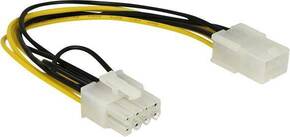 DELOCK PCI Express 6 pin PCI Express 8 pin Kabel za napajanje Bijela 20cm 83775