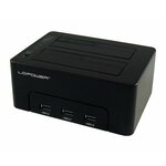 LC-Power dock za SSD/HDD, 3xUSB Hub, USB 3.0