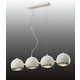 ITALUX MA01394CG-004WH | Sferio Italux visilice svjetiljka 4x GU10 bijelo, krom