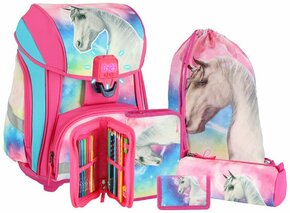 Spirit: Magical Horse 5-dijelni set školske torbe sa dodacima i sa LED svjetlom