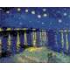 Zuty Slikanje po brojevima Zvjezdana noć preko Rhone (Van Gogh)