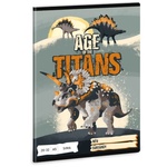 Ars Una: Age of the Titans obična bilježnica s dinosaurima A/5 20-32