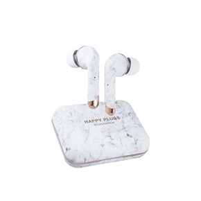 Happy Plugs Air 1 Plus In-Ear - White Marble