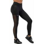 Nebbia Black Mesh Design Leggings "Breathe" Black M Fitness hlače