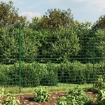 vidaXL Ograda od žičane mreže zelena 1,6 x 10 m od pocinčanog čelika