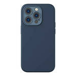Baseus Liquid Silica Magnetic Case and Tempered Glass set za iPhone 14 Pro (plavi)