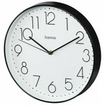 Wall clock Elegance white/black 30 cm