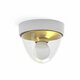 NOWODVORSKI 7970 | Nook Nowodvorski stropne svjetiljke svjetiljka 1x E27 IP44 bijelo, zlatno, prozirno
