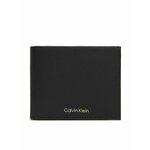Veliki muški novčanik Calvin Klein Ck Must Bifold 5Cc W/Coin K50K511381 Ck Black Pique BEH