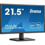 Iiyama ProLite X2283HSU-B1 monitor, VA, 21.5", 16:9, 1920x1080, HDMI, Display port, USB