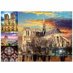 Notre Dame Collage puzzle 1000pcs