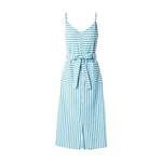 Brava Fabrics Ljetna haljina neonsko plava / bijela